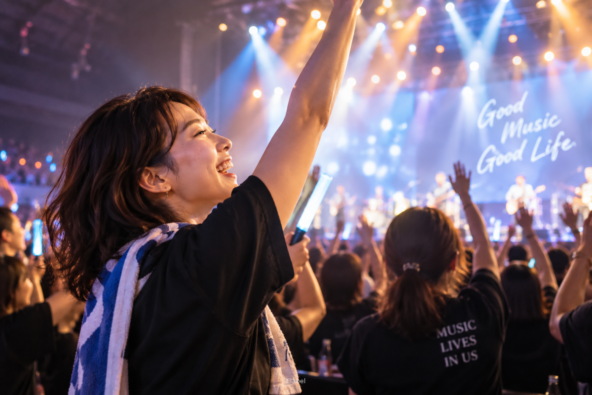 ライブを楽しむイメージ
